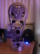 Clock9nine Ford big block Timing Chain Clock, Motorized, Rotating. Review