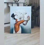 Chill Art Flower White Canvas Review