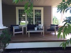 Lexmod Shore 4 Piece Outdoor Patio Aluminum Sectional Sofa Set Review
