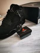 FRESHNVIBE Hand-Painted AJ 4 (IV) Retro - Black Cat Review