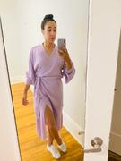 Pretty Lavish Beau Wrap Midi Dress - Lilac Review