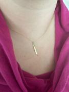 Gelin Diamond Vertical Bar Necklace in 14k Solid Gold Review