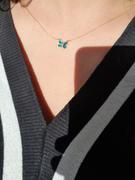 Gelin Diamond Enamel Butterfly Necklace in 14k Solid Gold Review