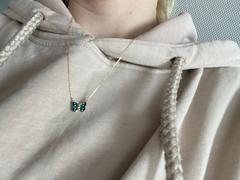 Gelin Diamond Enamel Butterfly Necklace Review