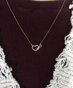 Gelin Diamond Heart Infinity Necklace in 14k Solid Gold Review