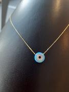Gelin Diamond Opal Evil Eye Necklace in 14k Solid Gold Review