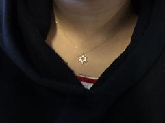 Gelin Diamond David Star Necklace in 14k Solid Gold Review