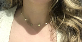 Gelin Diamond Station Stamp Necklace Review