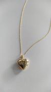 Gelin Diamond Custom Heart Puff Necklace in 14k Solid Gold Review