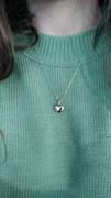 Gelin Diamond Custom Heart Puff Necklace in 14k Solid Gold Review