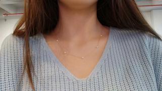 Gelin Diamond Pearl Bead Station Necklace Review
