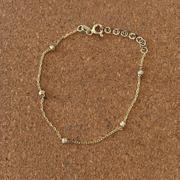 Gelin Diamond Bead Station Bracelet in 14k Solid Gold Review