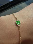 Gelin Diamond Green Clover Bracelet in 14k Solid Gold Review