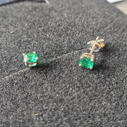 Gelin Diamond Emerald Studs in 14k Solid Gold Review