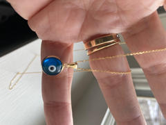 Gelin Diamond Blue Evil Eye Necklace in 14k Solid Gold Review
