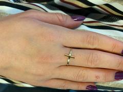 Gelin Diamond Cross Ring in 14k Solid Gold Review