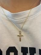 Gelin Diamond Diamond Small Cross Necklace in 14k Solid Gold Review