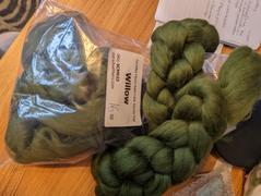 Paradise Fibers Paradise Fibers Solid Colored Merino Wool Top - Willow Review