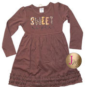 ARB Blanks Girl's Long Sleeve Ruffle Empire Waist Dress (Youth) Review