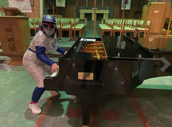 Coshduk Rocketman Elton John Dodgers Baseball Uniform Cosplay Costume Halloween Carnival Suit Review