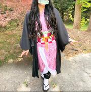 Coshduk Blade of Demon Destruction Kamado Nezuko Outfit Cosplay Costume Halloween Carnival Suit Review