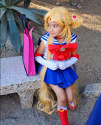 Coshduk Anime Sailor Moon Kids Grils Dress Outfit Sailor Moon/Tsukino Usagi Halloween Carnival Suit Cosplay Costume Review