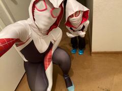 Coshduk Spider-Man: Into the Spider-Verse -Gwen Stacy Cosplay Costume Jumpsuit Outfits Halloween Carnival Suit Review
