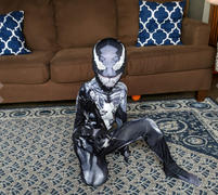 Coshduk Children Kids Venom 3D Printed Cosplay Costume Bodysuit Jumpsuit Halloween Carnival Suit Review