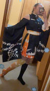 Coshduk Anime Demon Slayer Agatsuma Zenitsu Cosplay Costume Women Kimono Outfits Halloween Carnival Suit Review