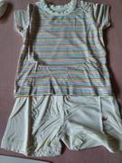 Simply Life Basic Tee with Folded Sleeves - Grey Stripes / Sandwash Dark Grey (pack of 2) Review