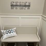 The White Invite Zip Code Personalized Farmhouse Pillow Review