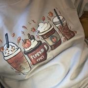The White Invite Pumpkin Spice Coffee Fall Graphic Tee Review