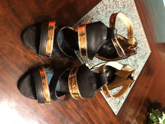 Yami Dance Shoes Shuri Black N' Gold Stripes Review