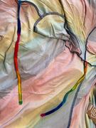 Muse Threads  Rainbow Stripe Women's Half Sleeve Lounge Wrap Dress Review