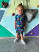 Muse Threads  Rainbow Jellies Short Sleeve/Shorts PJ Set Review