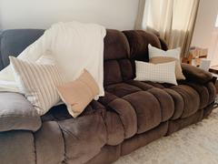 Apartment No.3 Campos Striped Hand Block Printed Pillow Cover | Light Brown/Tan Review