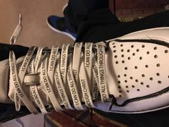 Laced Up Laces  White I can do all thing through Christ Shoelaces Review