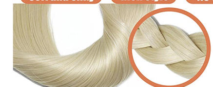 AmazingBeautyHair 120G Platinum Blonde 60# Clip in Hair Extensions Review
