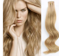 AmazingBeautyHair Tape In Hair Extensions #12 Golden Brown Review
