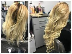 AmazingBeautyHair Tape In Hair Extension P #12/#60 Dark Dirty Blonde Highlights Ash Blonde Review