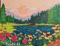 ColorIt Coloring Books ColorIt Route 66 Adult Coloring Book Illustrated By Hasby Mubarok Review