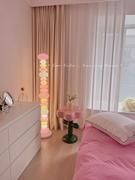theLightzey Macaron  Rainbow Glass Corner Standing Lamp Floor Lamp For Living Room, Bedroom Review