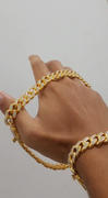 Frosted Fate 12mm Miami Cuban Link Bracelet - Gold Review