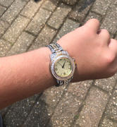 Frosted Fate Iced Out Diamond Watch With Leather Strap - Silver Review