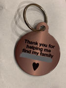 MintandJolie Customized Circle Black and Faux-Rose Gold Pet ID Tag Review
