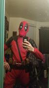 Uwowo Cosplay UWOWO Deadpool Cosplay Costume Wade Winston Wilson Bodysuit Deluxe Full Set Leather Outfits Halloween Cosplay Review