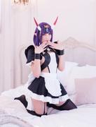 Uwowo Cosplay 【Pre-sale】UWOWO Game Fate Grand Order/FGO Maid Uniform Shuten Douji Cosplay Costume Girls Cute Dress Review