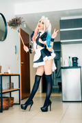 Uwowo Cosplay UWOWO Game Fate Grand Order/FGO Maid Uniform Shuten Douji Cosplay Costume Girls Cute Dress Review