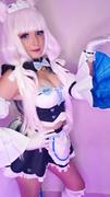 Uwowo Cosplay UWOWO Game NEKOPARA Vanilla Racing Queen Ver. Cosplay Costume Seperate Maid Uniform Chocola and Vanilla Cute Girl Dress Review