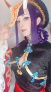 Uwowo Cosplay UWOWO Game Fate Grand Order/FGO Heroic Spirit Festive Wear: Shuten Dōji/Shuten Douji Cosplay wig 35cm Purple wig Review